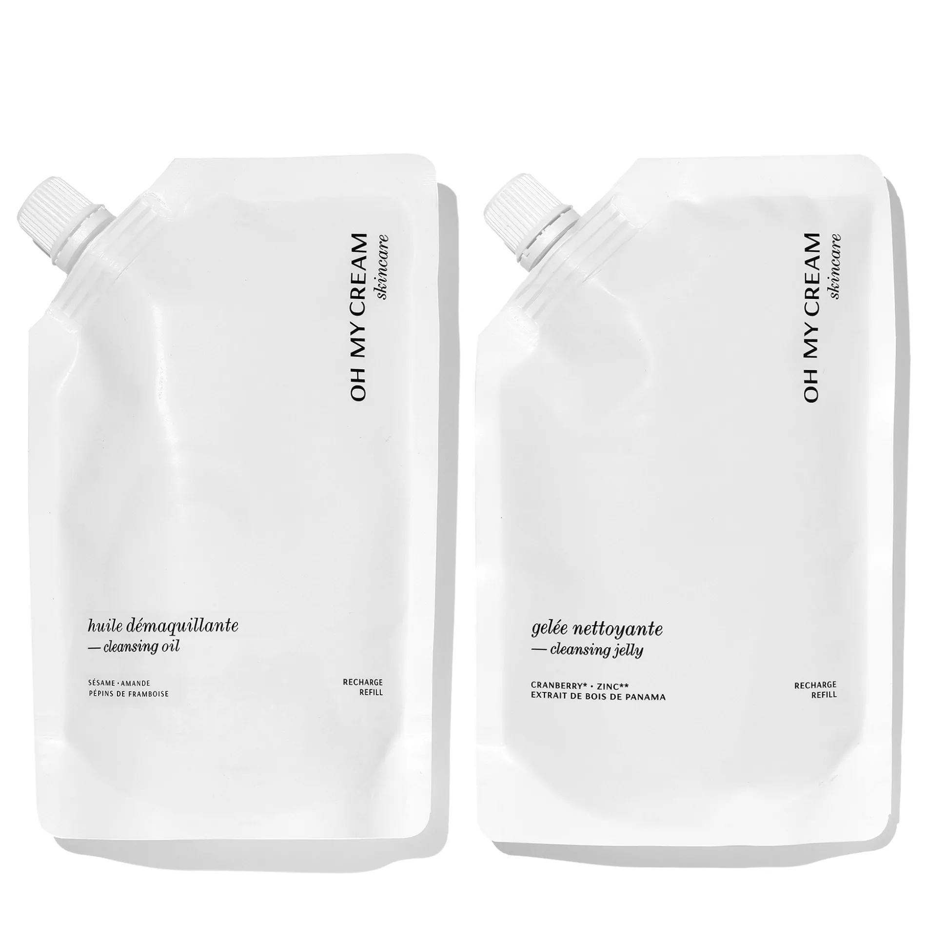 Le double nettoyage rééquilibrant en recharge