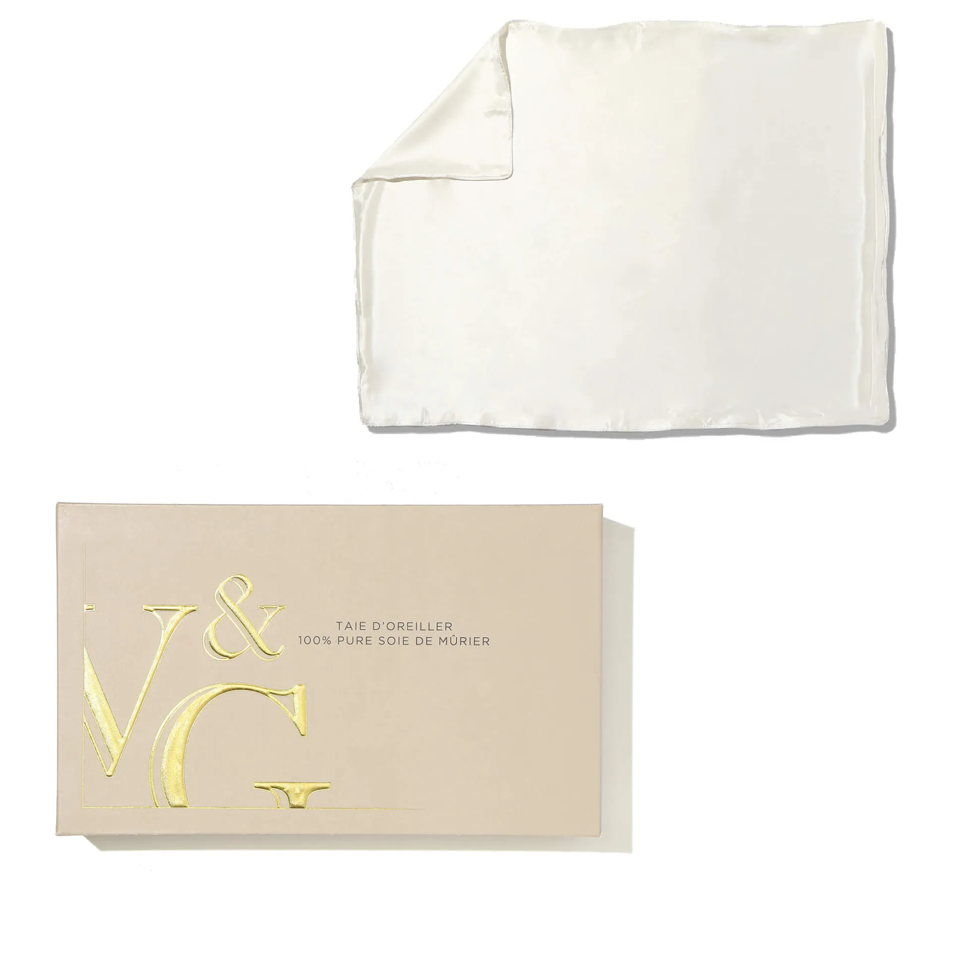 Taie d'Oreiller en Soie Format Rectangle